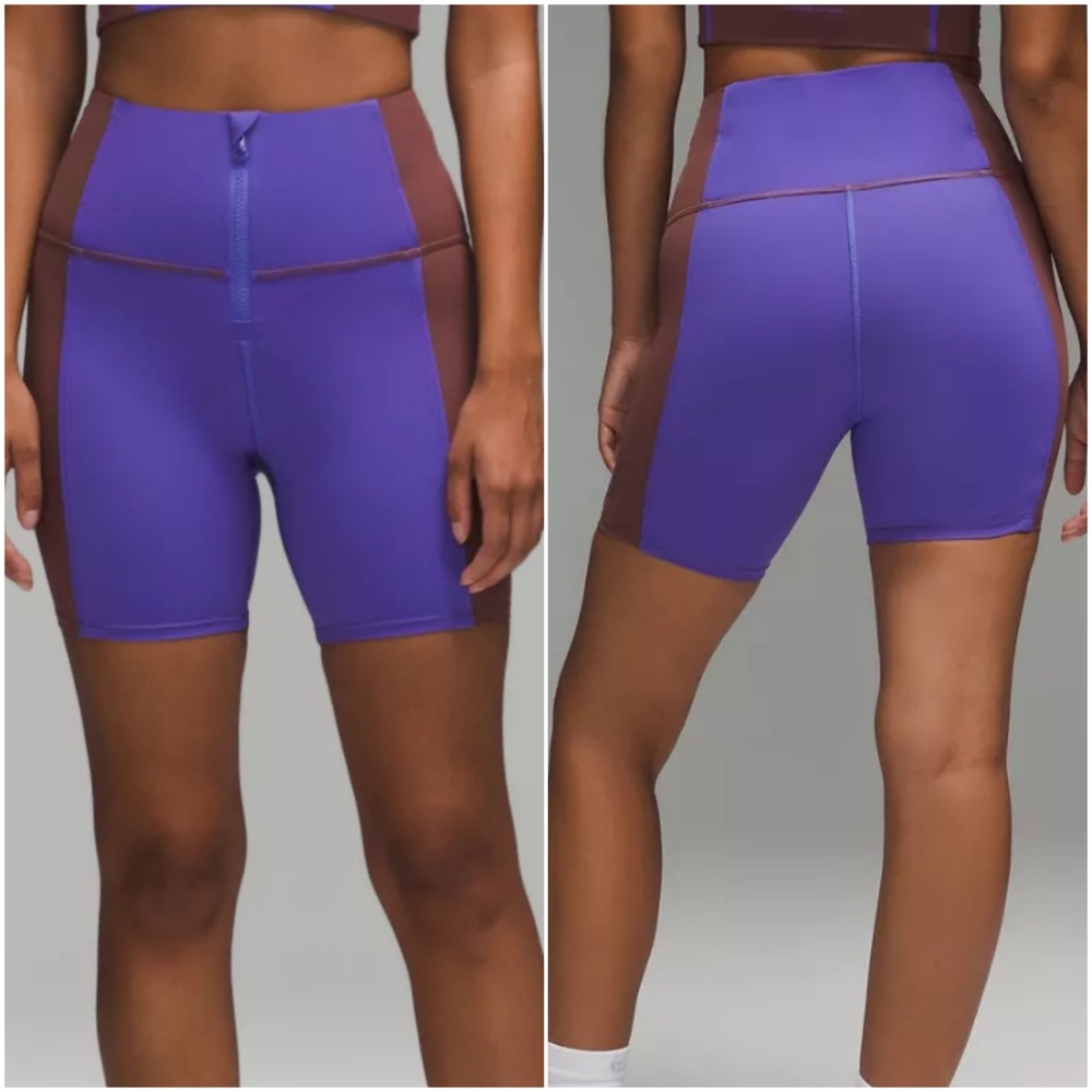 NEW Lululemon Hike to Swim Short 6" Charged Indigo / Dark Oxide Size 6